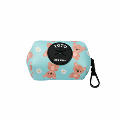 Flowers & Teddy Poop Bag - Toto The Label