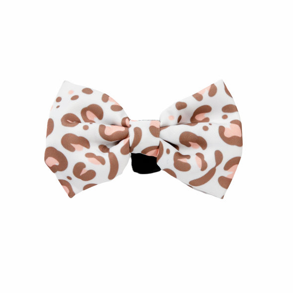 White Leopard Bow Tie - Toto The Label