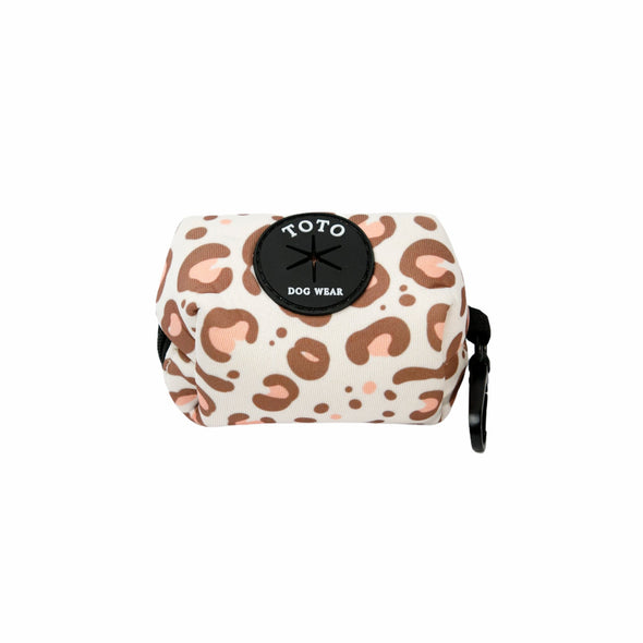 White Leopard Poop Bag - Toto The Label